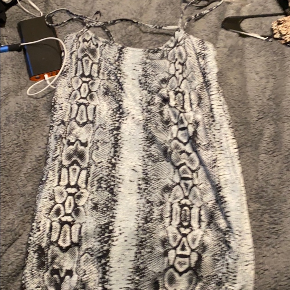 Bodycon  snake skin dress